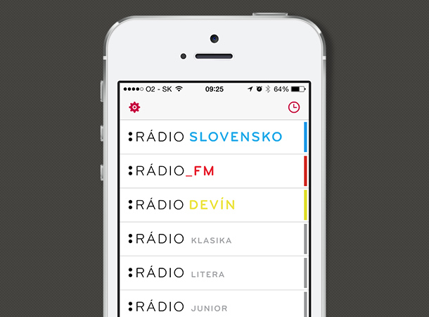 iRadio RTVS mobile application