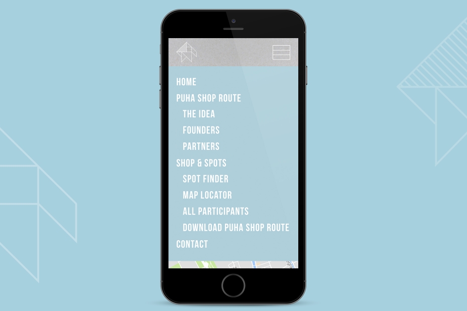 Puha Shop Route - Responsive website