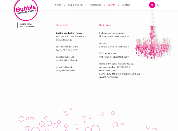 Bubble production house