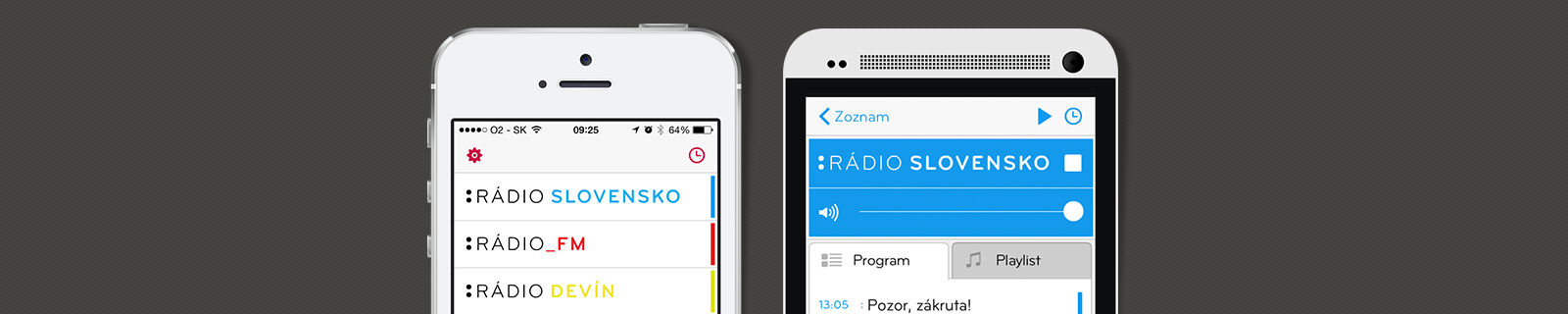iRadio RTVS mobile application